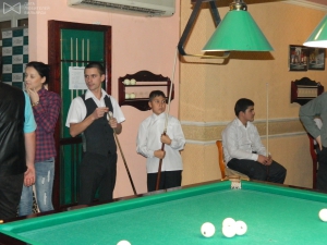 Даниил Салин рядом с тренером-чемпионом